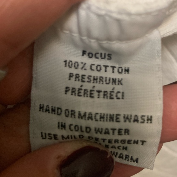 FOCUS Ribbed Patch Pocket Tunic - White - Picture 9 of 10